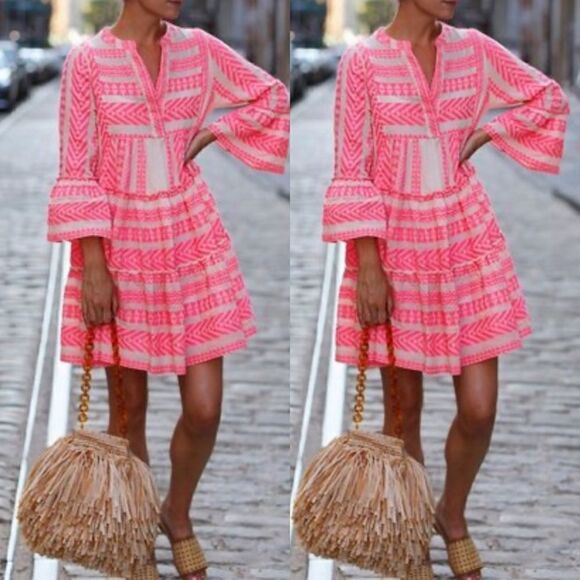 DEVOTION Ella Embroidered Cotton Mini Dress - Picture 5 of 6